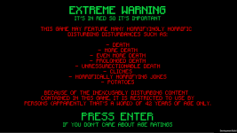WARNING!