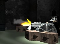 Total war in Little red and Professor Wolf