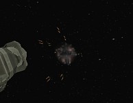 Pulsar First Ship Explosion