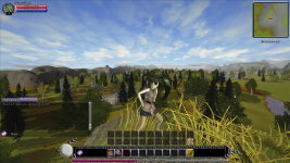 Rendering distance was increased