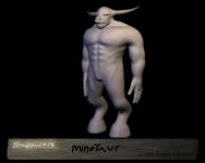 High Poly Minotaur