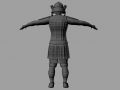 Samurai Kengou - New Model (Pre Z-Brush)