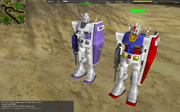 Rx78-2 and rx-78 g3