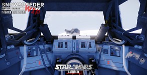Snowspeeder interior - back