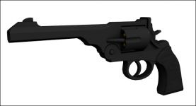 Ska Wars' Pistol model renders