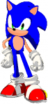 Sonic Unleashed Pose in Paint