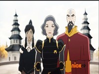 Tenzin & Lin Beifong & Avatar Korra - great guests