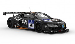 Battlefield 4 Ad on Race Car