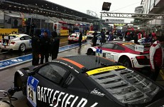 Battlefield 4 Ad on Race Car