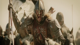 eomer the warrior attacks