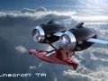 A futuristic... err... plane? Heli? Something?!