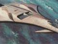 A futuristic fighter