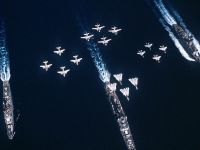Naval fleet.