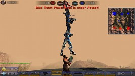 Screenshot of testing StandOnPlayers mutator