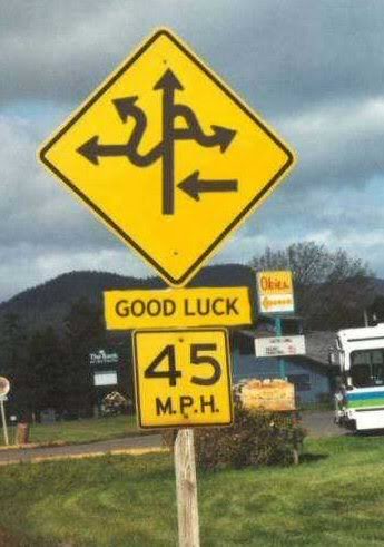 Funny Sign Parody on Good Luck    Image   Humor  Satire  Parody   Mod Db