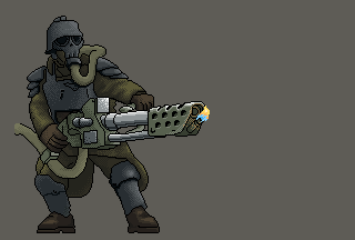 Burning Infantry