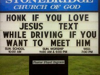 Best Church Sign Ever