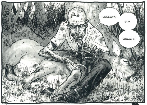 The Walking Dead - zombie & deer