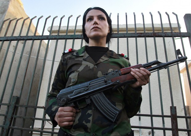 Syrian Female Soldiers (Bashar al-Assad Fighters)