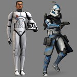 Fives the trooper to Five the ARC trooper