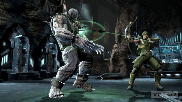 injustice gods among us  grundy vs green arrow