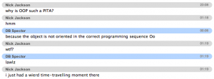 Skype goes Time Travelling