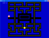 An early pacman maze 