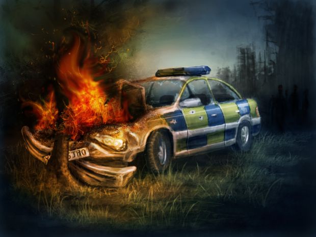 police car concept