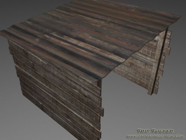 Wooden Shed Rusty