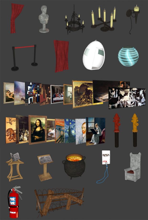 Room Escape, 99 Bolts: CW and Eclipse props