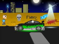New car scene