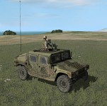 Familiar ARMA 1 texture of HMMWV
