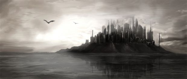 A concept for a city haunted by Banshees.