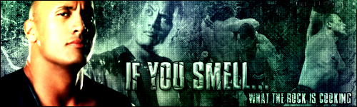 Do you smell what the rock is cookin :P 