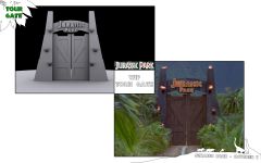 My Jurassic Park Indie game WIP models