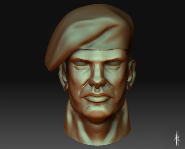 Turkish Maroon beret - Commander Sculpt