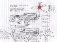 U.S.S.F.C. A.R. & Machine gun