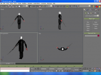 GMax Character holding Rifle