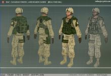 CF AR Cadpat Soldier
