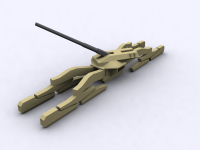 Estovakian Guntrain Clay Render