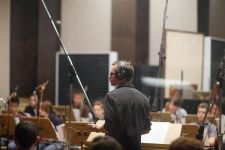 Pre recording session.