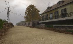Foucarville: main road