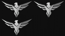 Heads of the re-designed Allied logo