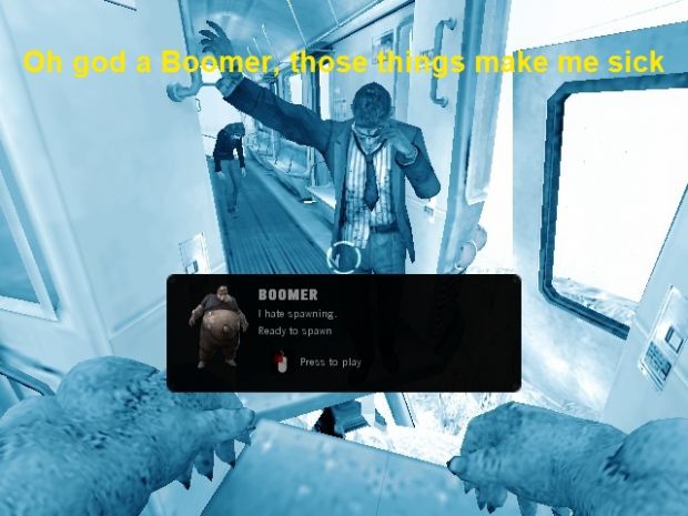 Zombies reactions to boomer