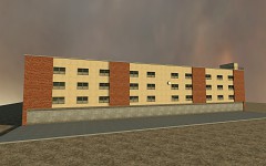 Hillcrest Hospital Replica - Rear View - 2011