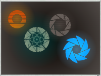 Aperture saga logo?