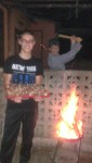 Food, fire, an axe and blur...