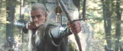 Legolas doing his thing ...