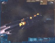 galactica taking heavy fire