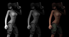Two thingies I did on Zbrush 4r3